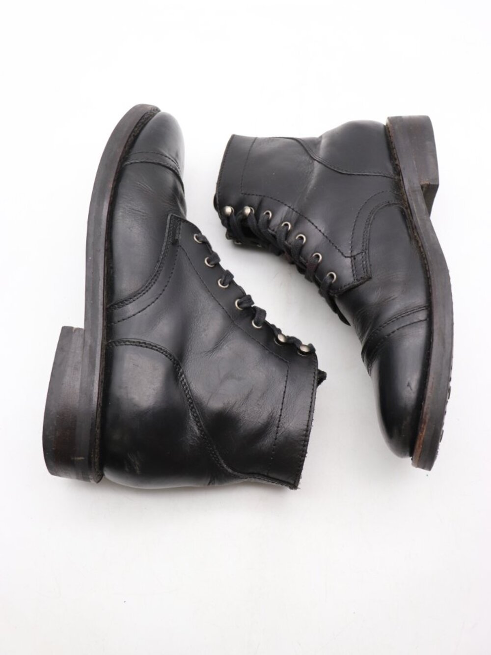 Thursday Everyday Captain Men's Size 10 Shoes Black Leather Comfort Chukka Boots - Picture 8 of 13